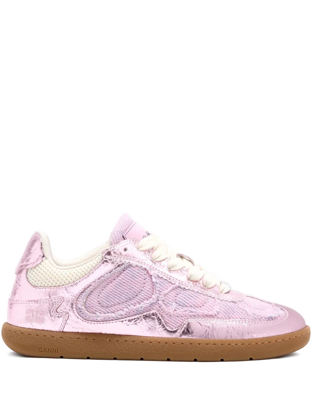 GANNI Sneakers metallizzate - Rosa