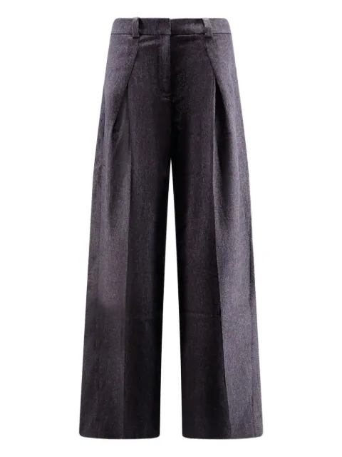 BOSS pleat-detail trousers