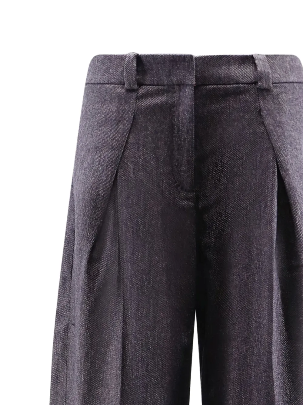 BOSS pleat-detail trousers - Blauw