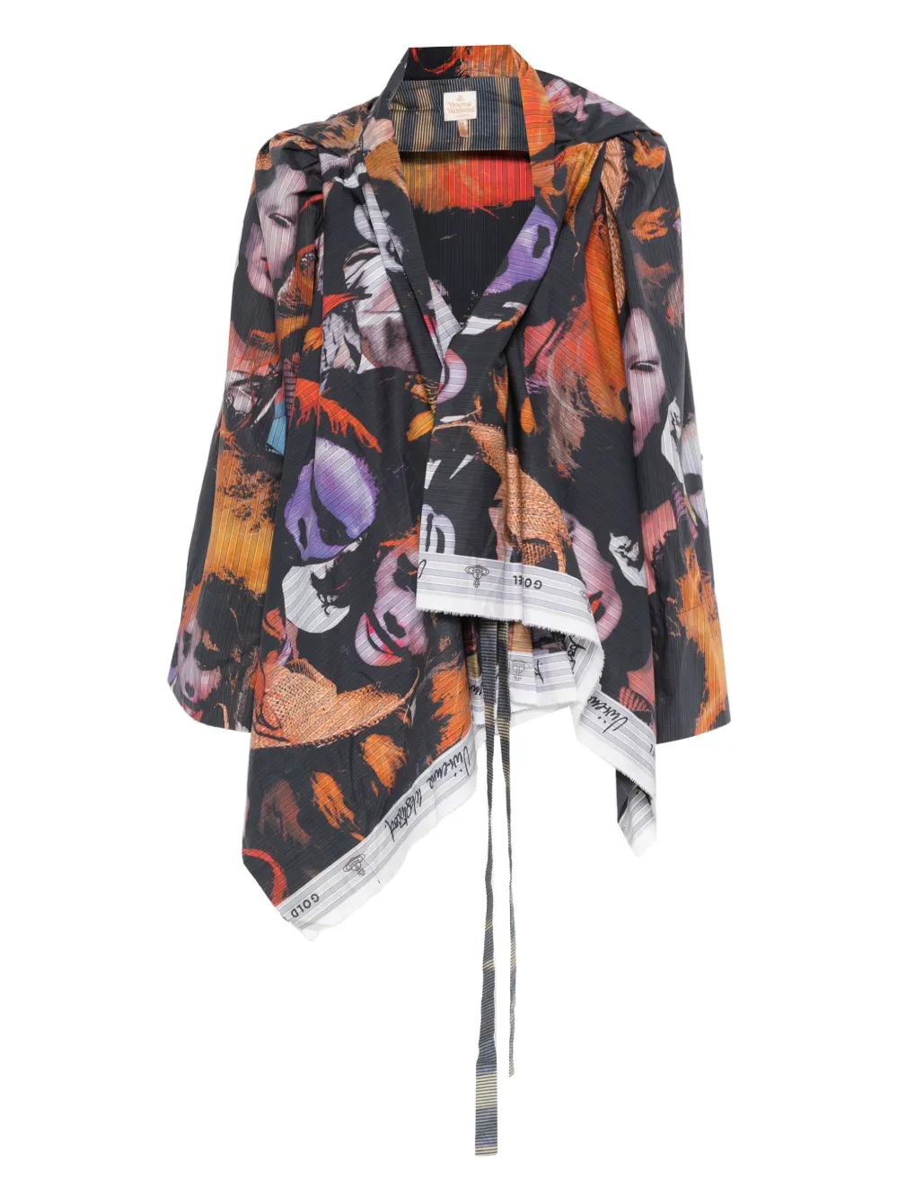 Vivienne Westwood Pre-Owned graphic-print blouse | Black | Image 1