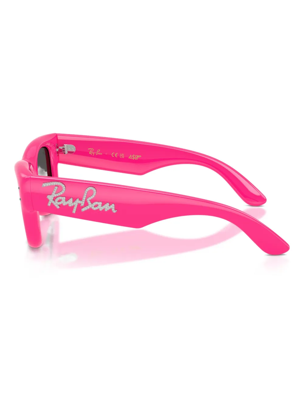 Ray Ban Wayfarer Puffer Sunglasses In Pink