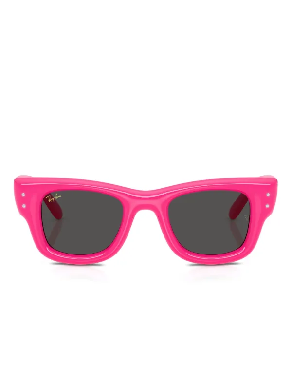 Ray-Ban ウェイファーラー パファーサングラス | ピンク | FARFETCH JP