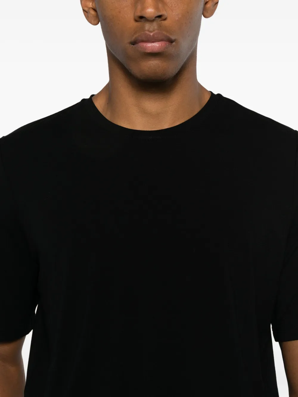 Nomen Nescio Crew Neck T-shirt In Black