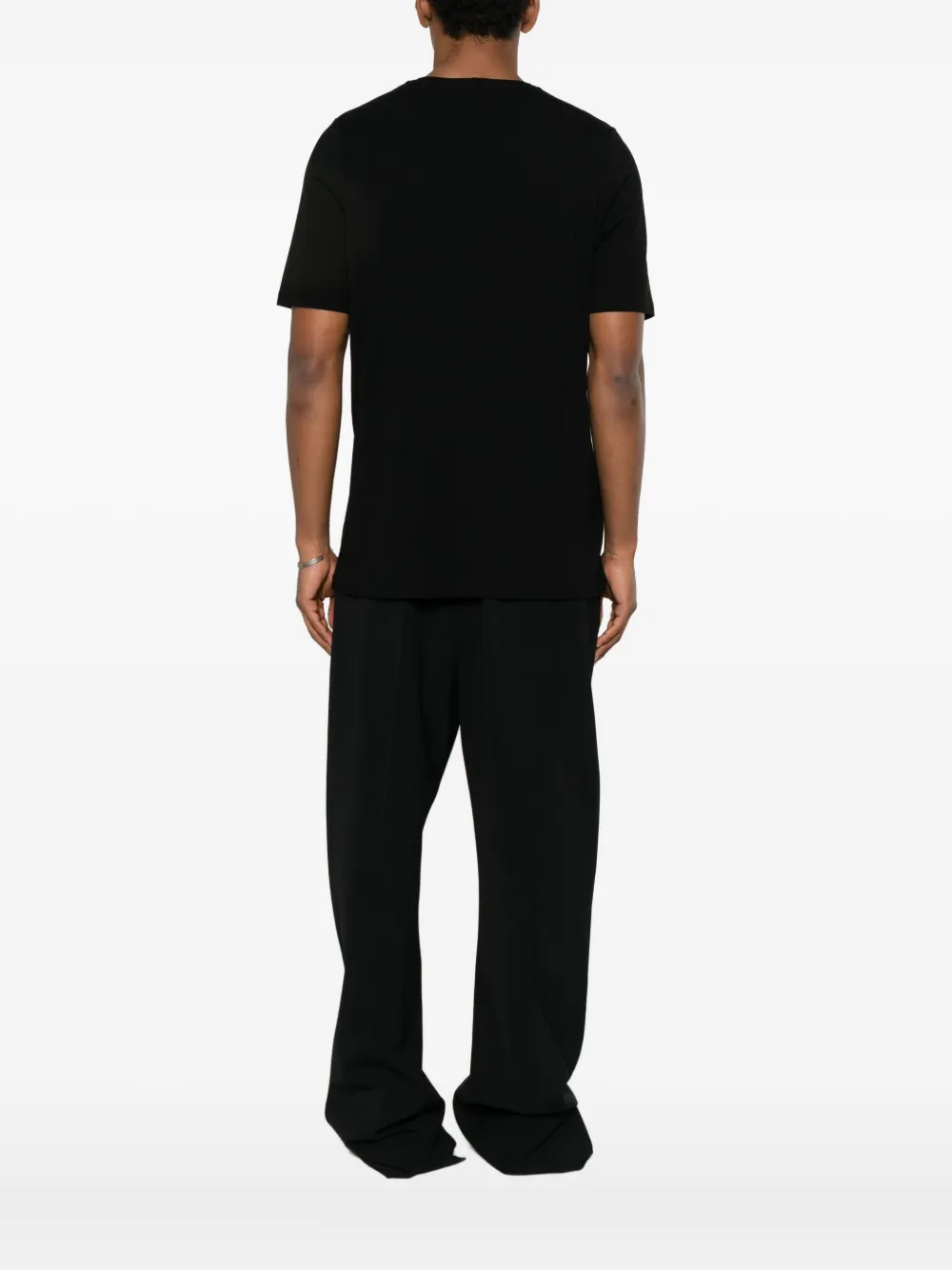 Nomen Nescio Crew Neck T-shirt In Black