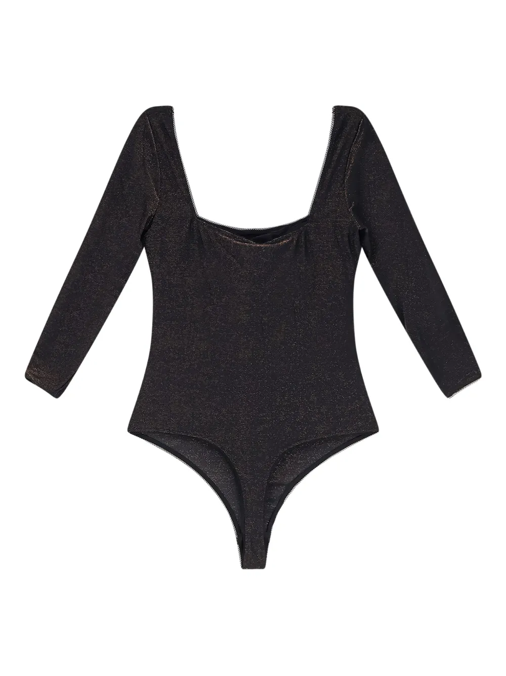 BOSS picot trim bodysuit | Black | Image 1