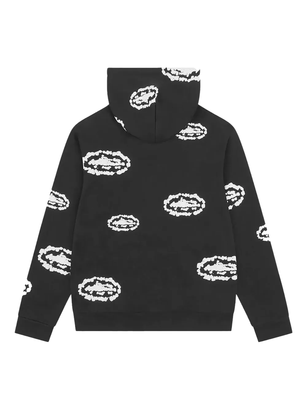 Denim Tears Xcorteiz Zip-closure Hoodie In Black