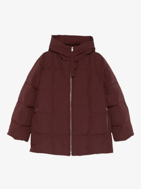 Jil Sander chamarra con capucha y cuello