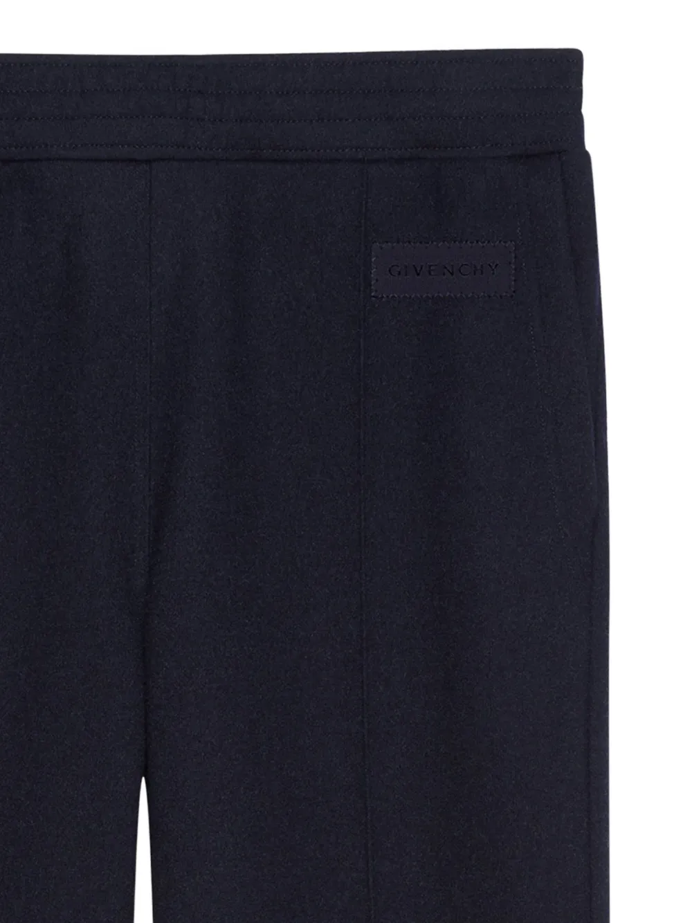 Givenchy Button Detail Track Pants In Blue