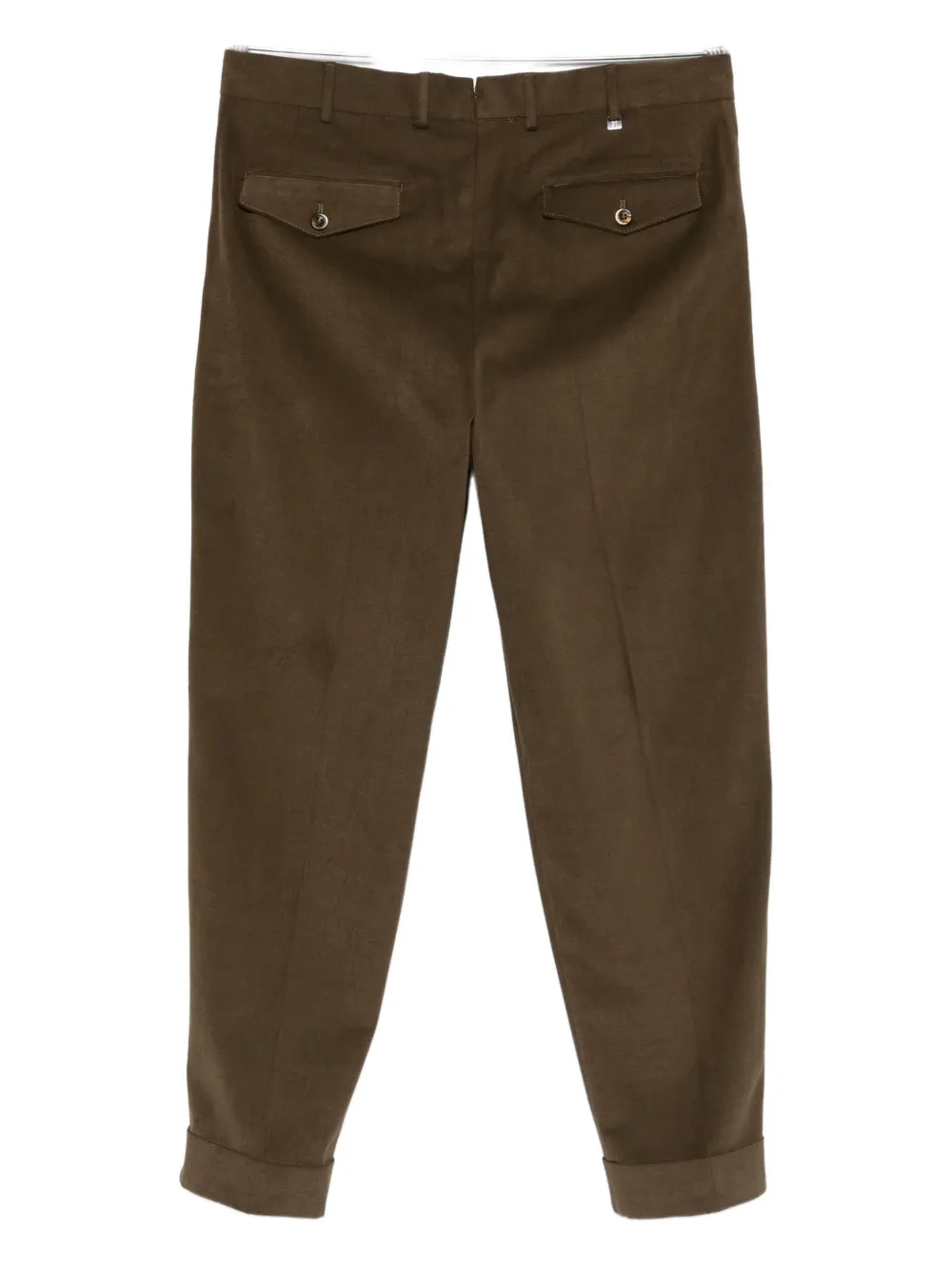 Pt Torino Pleated Tailored Trousers In Brown