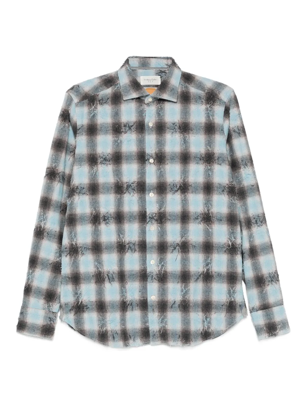 Tintoria Mattei checked shirt | Blue | Image 1