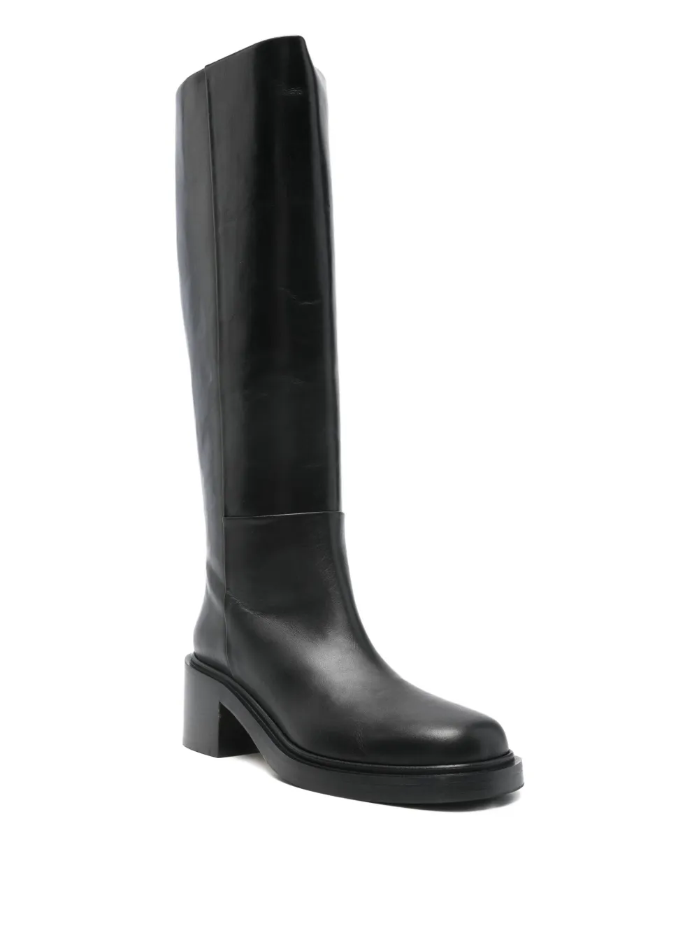 Aeyde Block-heel Boots In Black