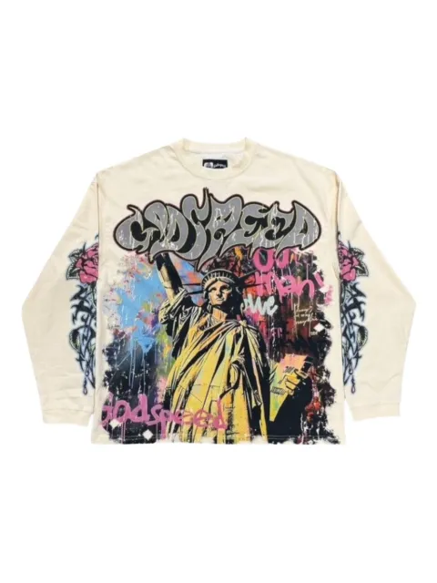 GODSPEED art piece stone T-shirt