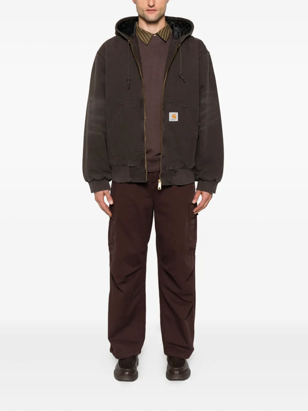 Carhartt WIP logo-patch jacket | Hooded Jackets | Image 2