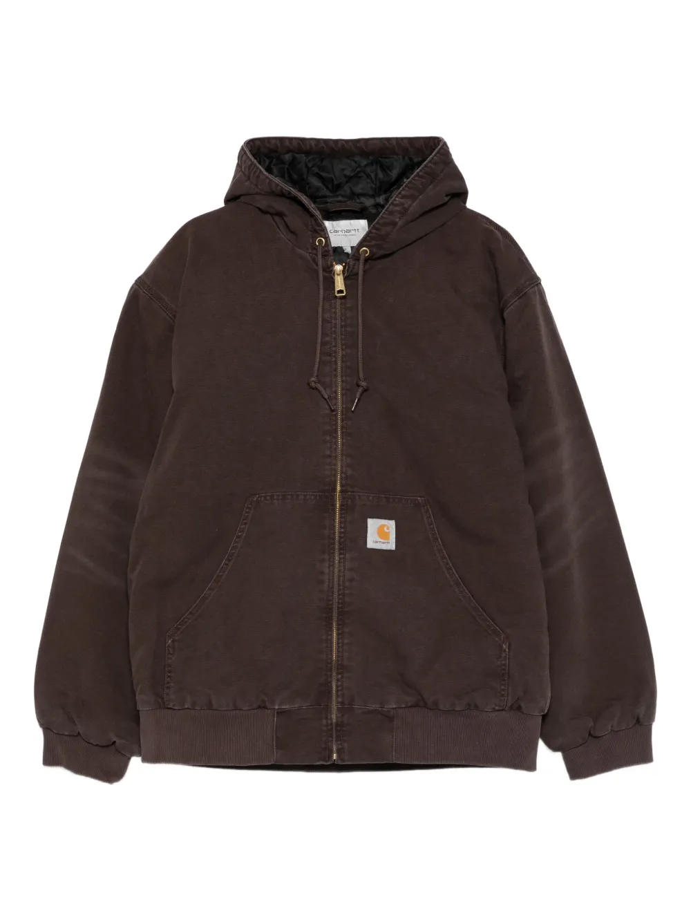 Carhartt WIP جاكيت بشارة شعار الماركة | بني | Image 1