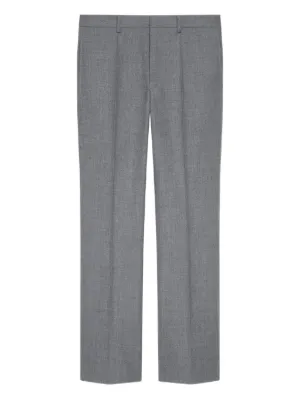 Prada Grey Tailored Trousers | Grey | FARFETCH