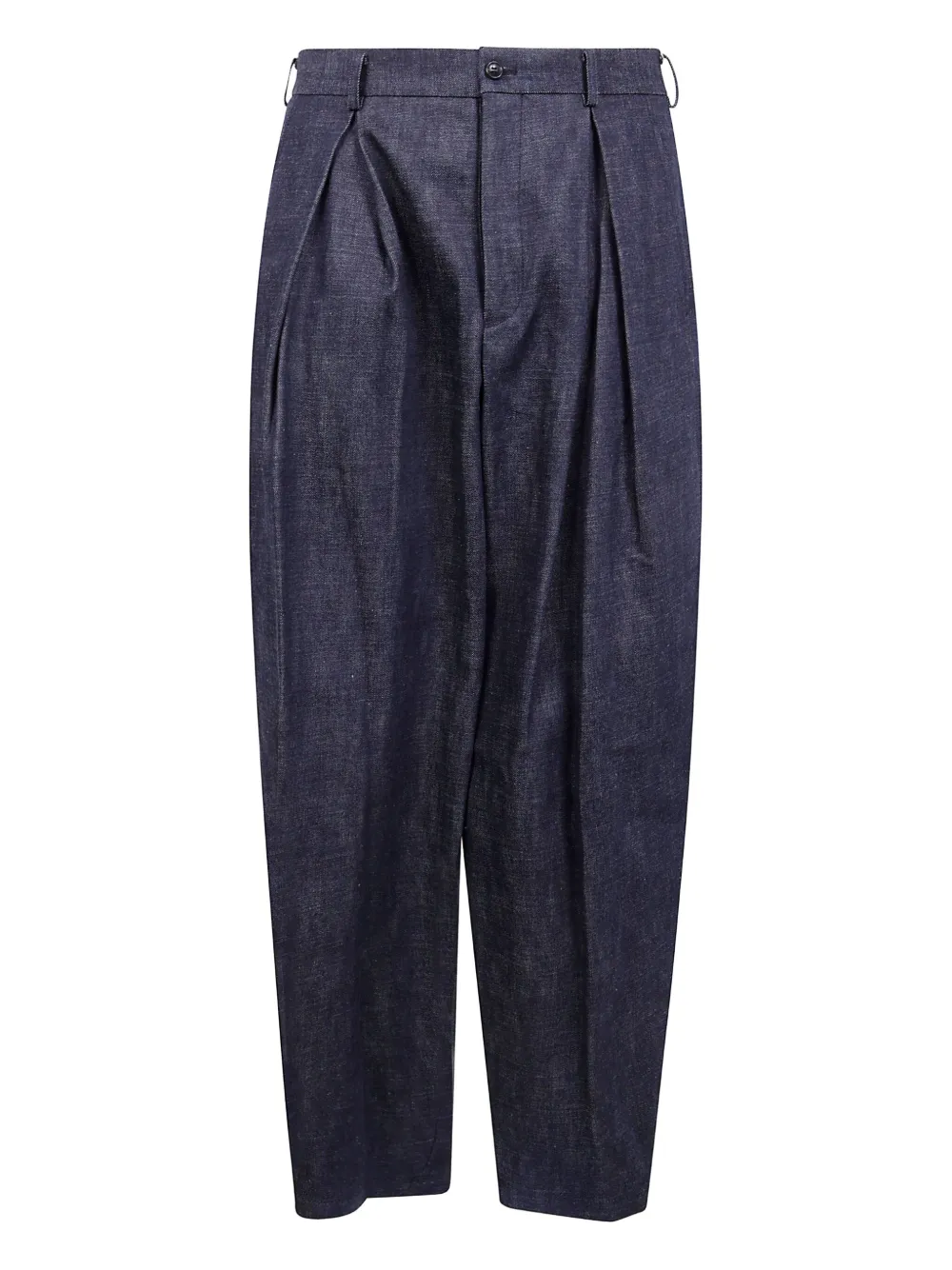 Comme Des Garçons Homme Deux Pleat-detail Trousers In Blue