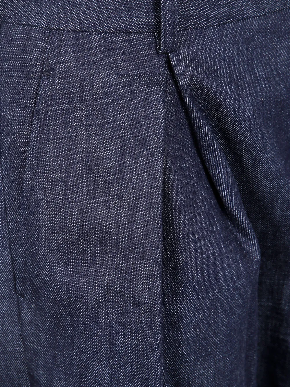 Comme Des Garçons Homme Deux Pleat-detail Trousers In Blue
