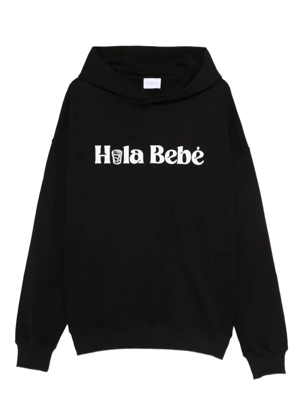BLUE SKY INN text-print hoodie | Black | Image 1