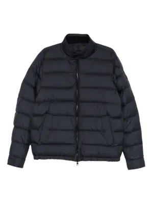 Moncler キルティング ニットジャケット | ブルー | FARFETCH JP