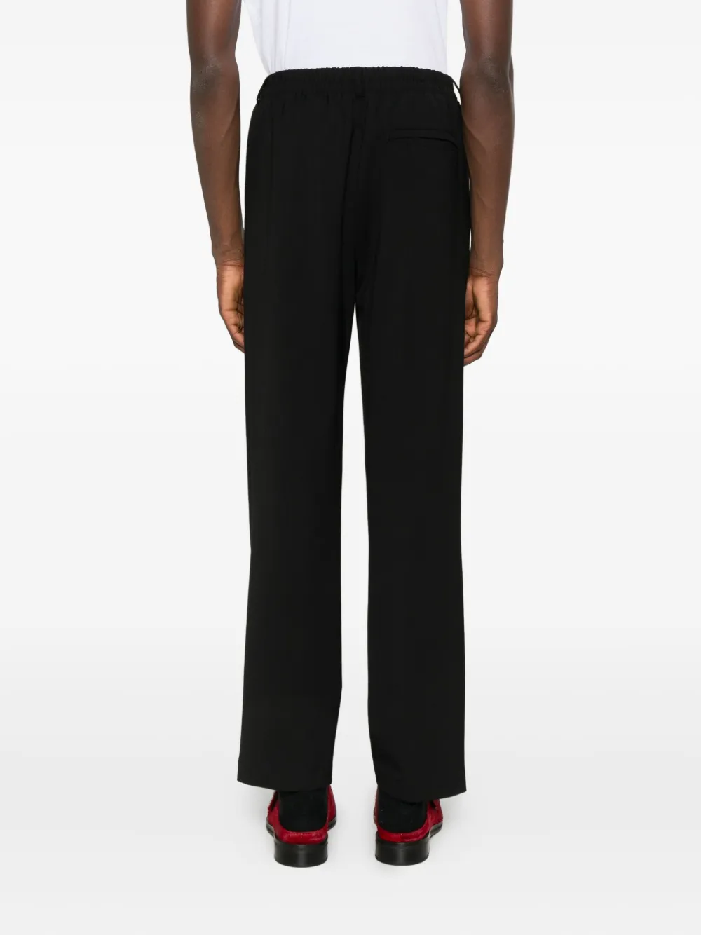Medeea Wool Trousers In Black
