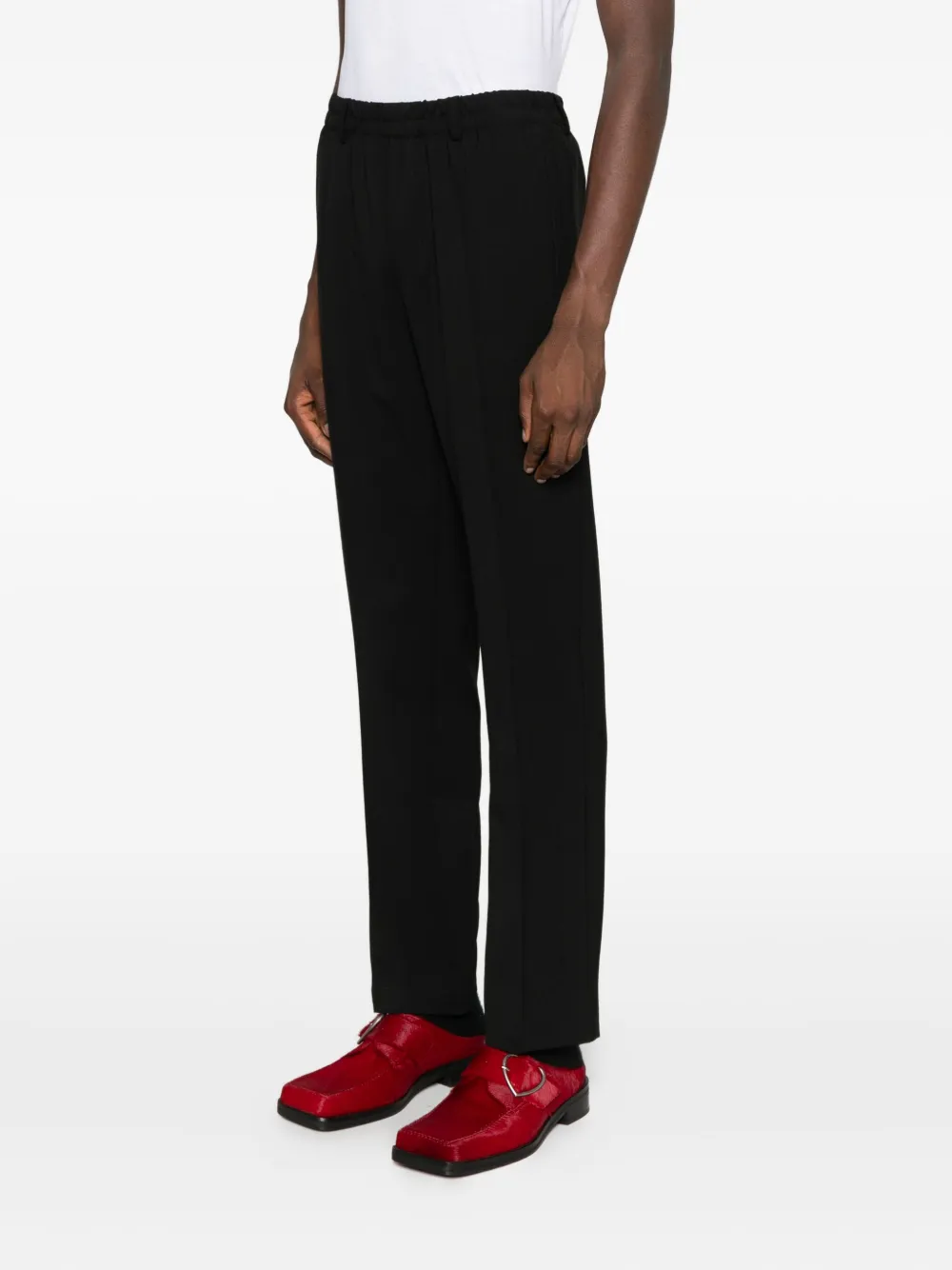 Medeea Wool Trousers In Black