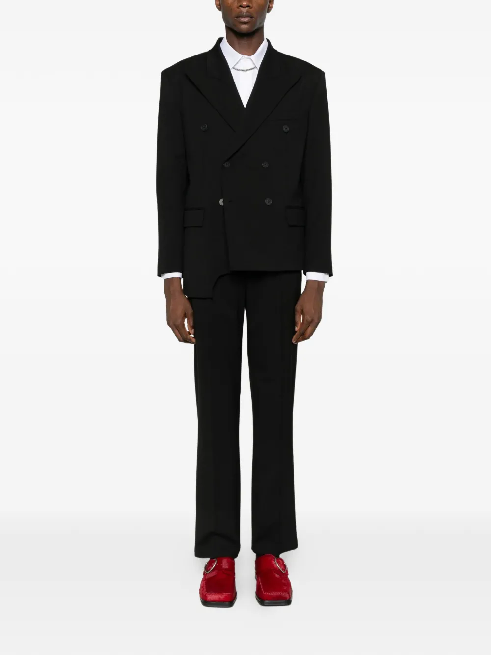 MEDEEA side seam pockets wool trousers | Regular-Fit & Straight Leg Pants | Image 2