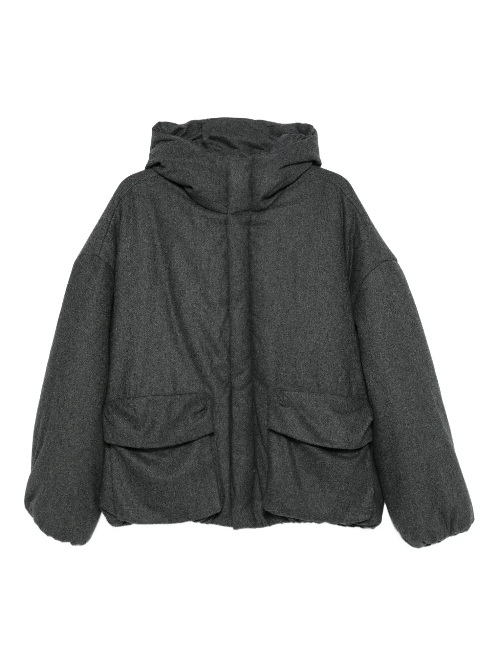 LC23 hooded padded jacket | Grey | Image 1