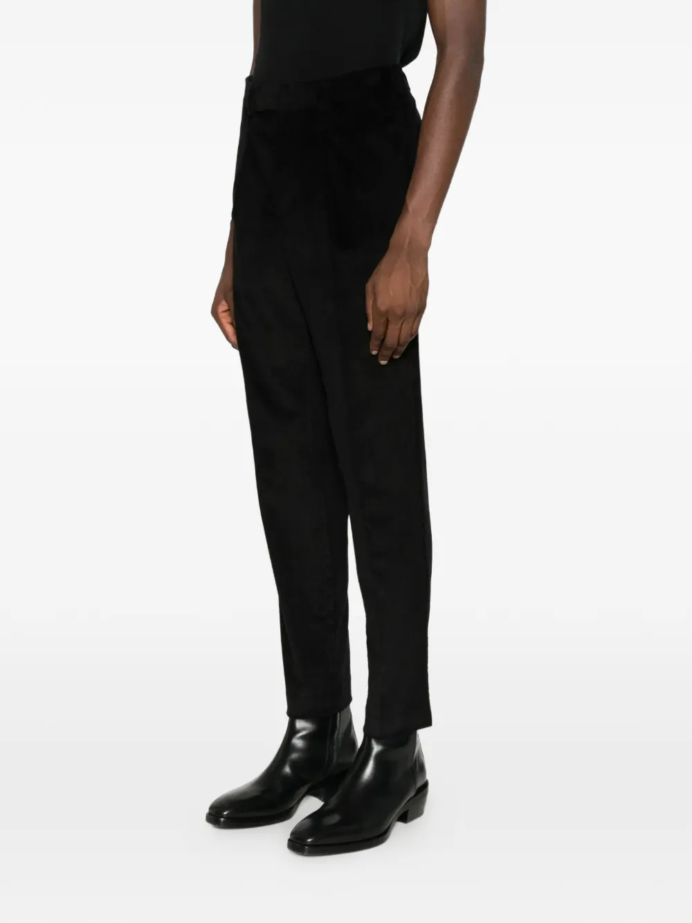  Medeea Tailored Cotton Trousers - Black 