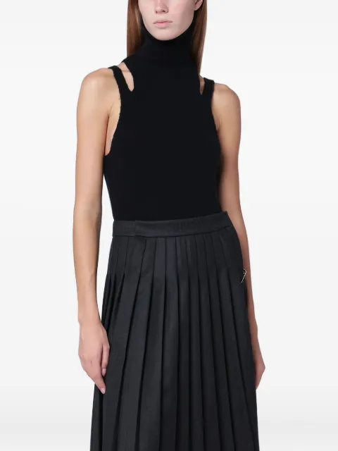 Roberto Collina cut-out turtleneck top