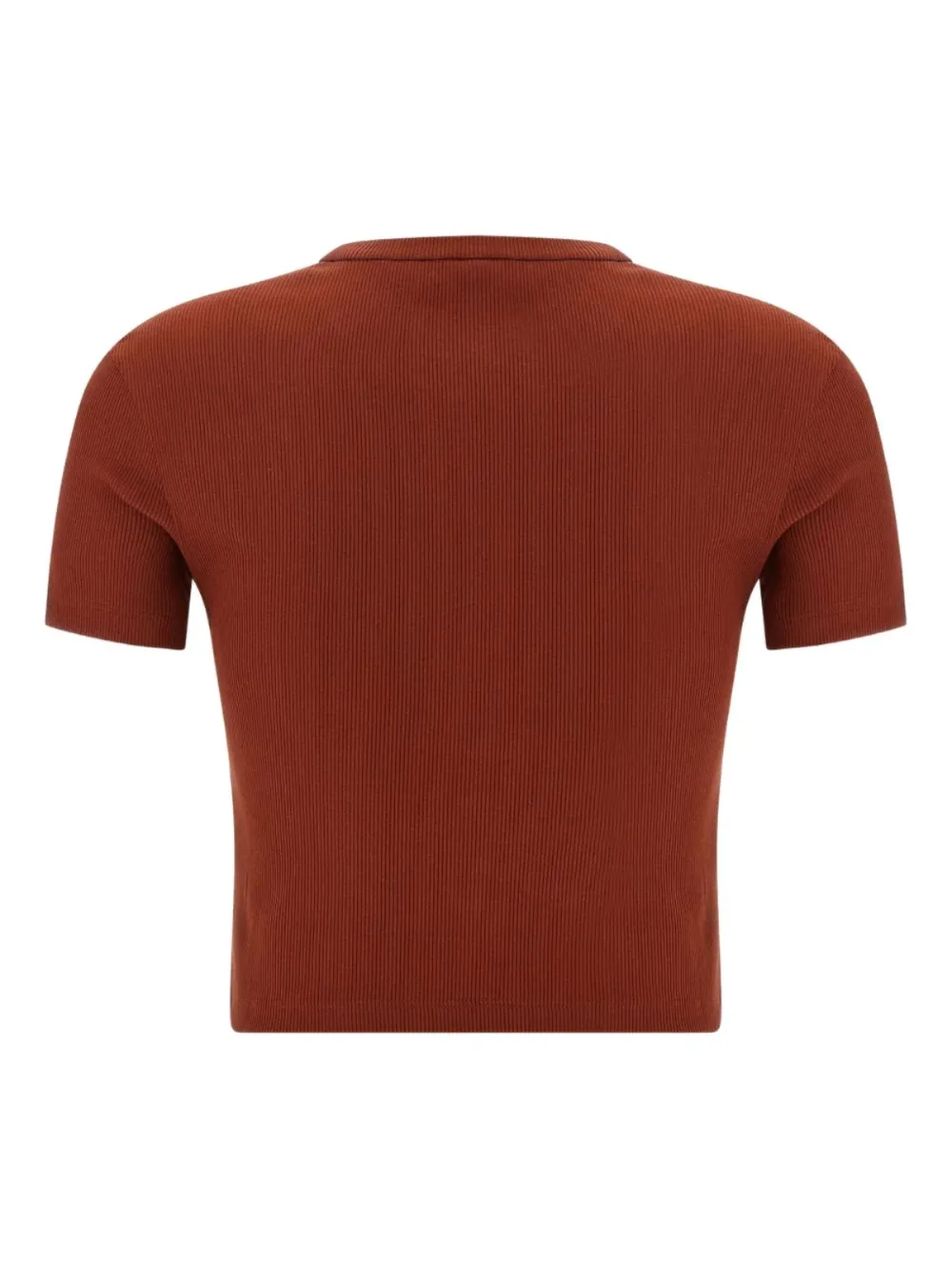  Fendi Camiseta Con Logo Bordado - Marrón 