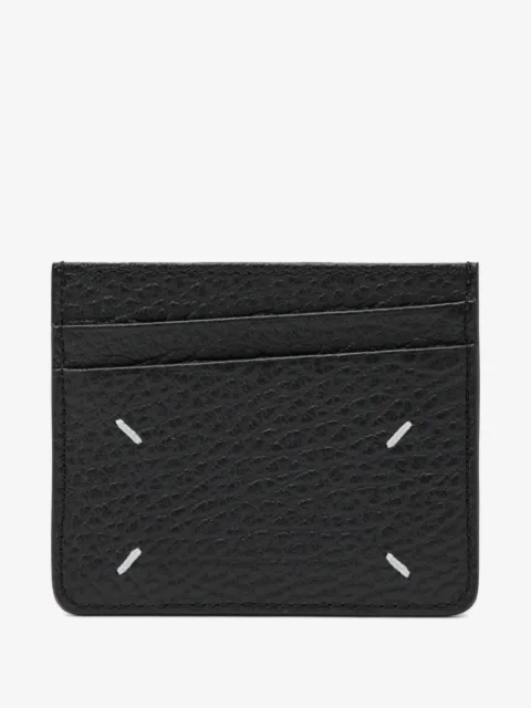 Maison Margiela four-stitch leather card holder