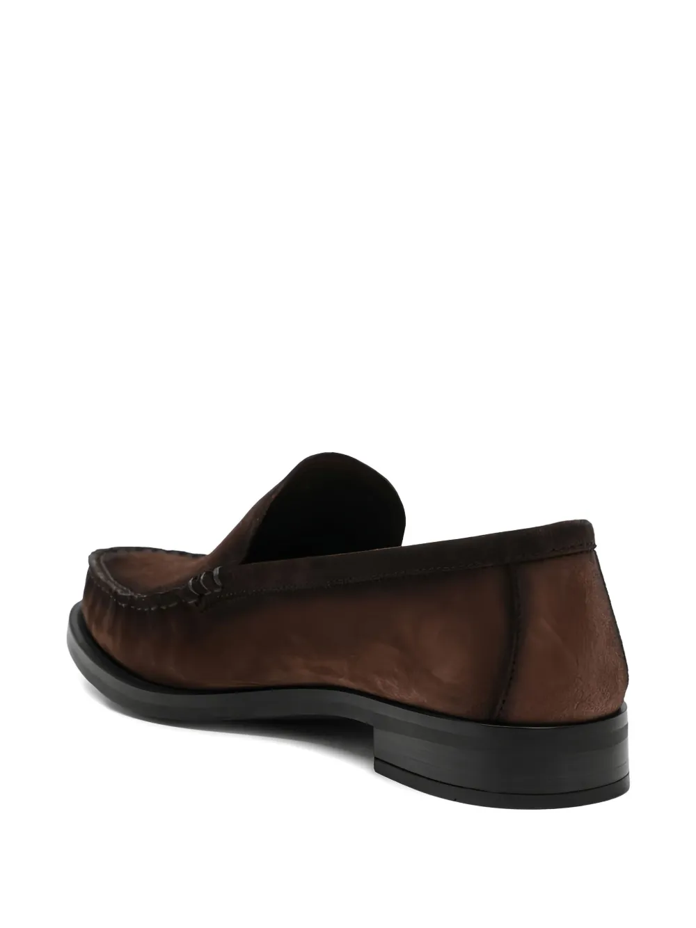 Prada Loafers met logodetail Bruin