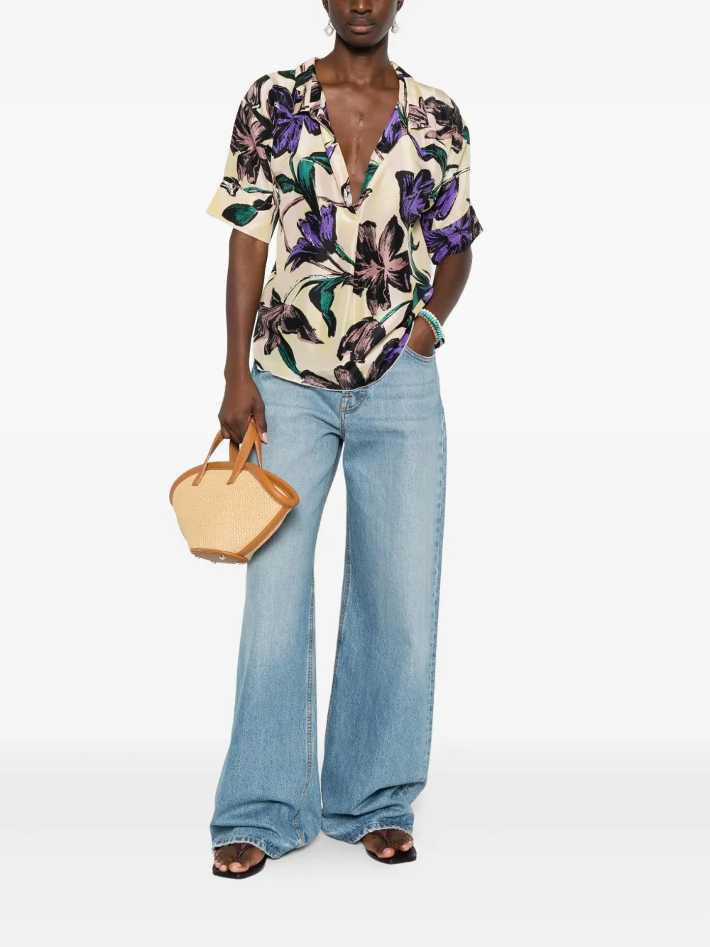 Marni Pre-Owned 2000s Bluse mit floralem Print | Image 2