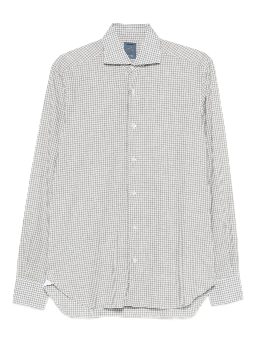 Barba camisa a cuadros gingham | blanco | Image 1