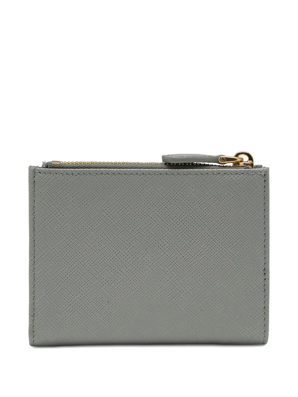 Prada Kleine Saffiano leren portemonnee - Grijs