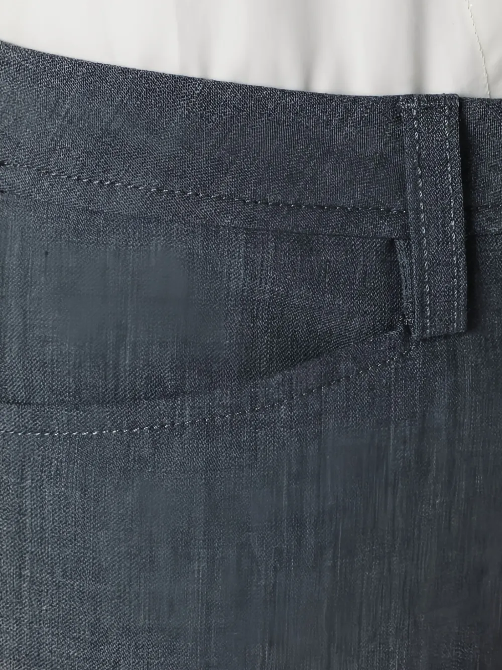 The Latest Thelatest Grey Wool-blend Trousers In Gray