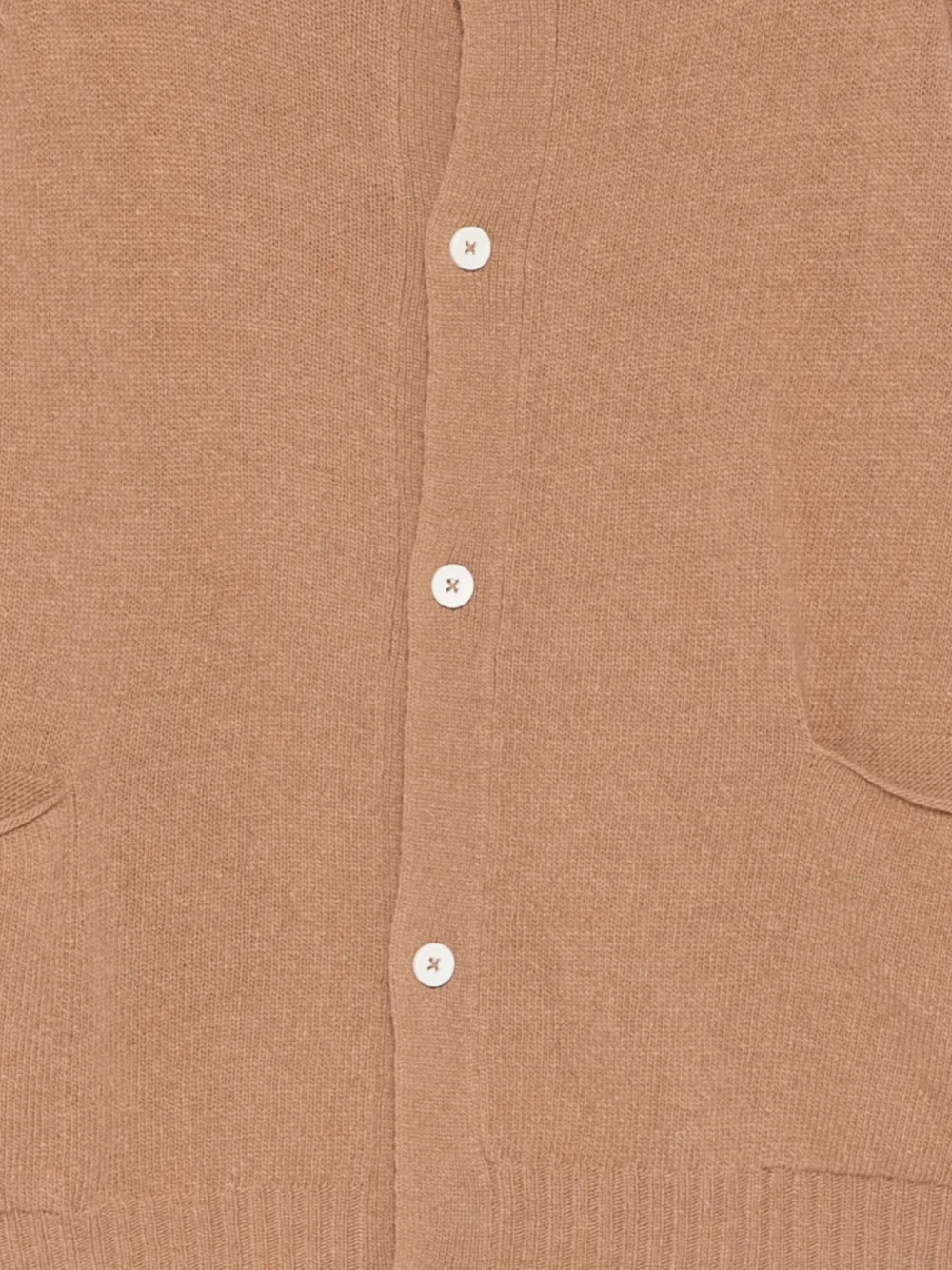 Ma'ry'ya Pocket Button-fastening Cardigan In Brown