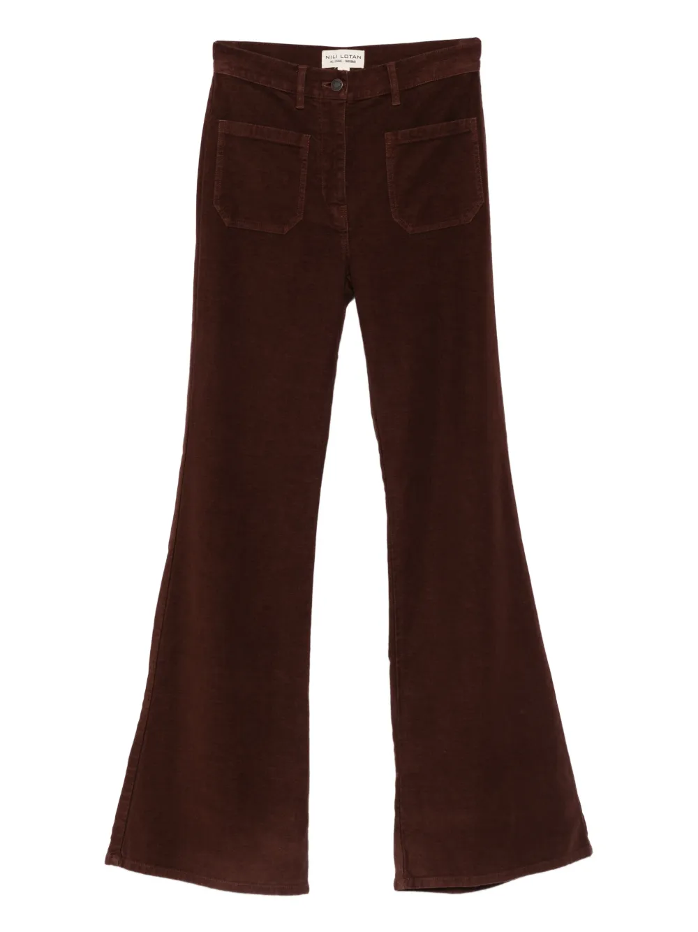 Nili Lotan Florence corduroy trousers - Braun