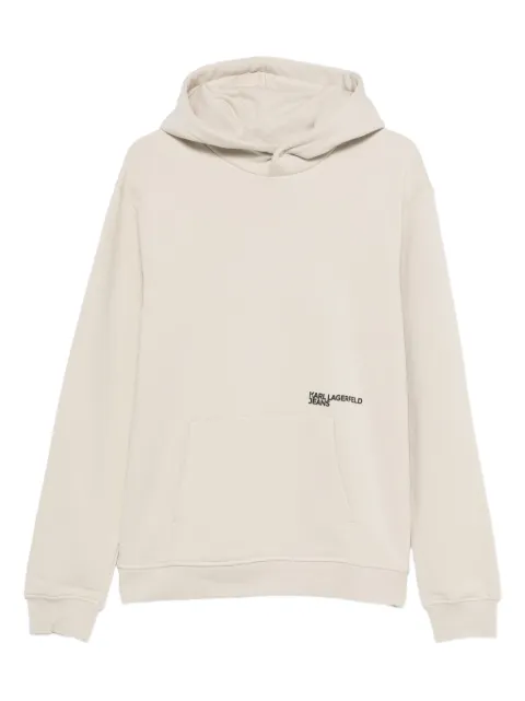 Karl Lagerfeld Jeans sudadera con capucha y logo