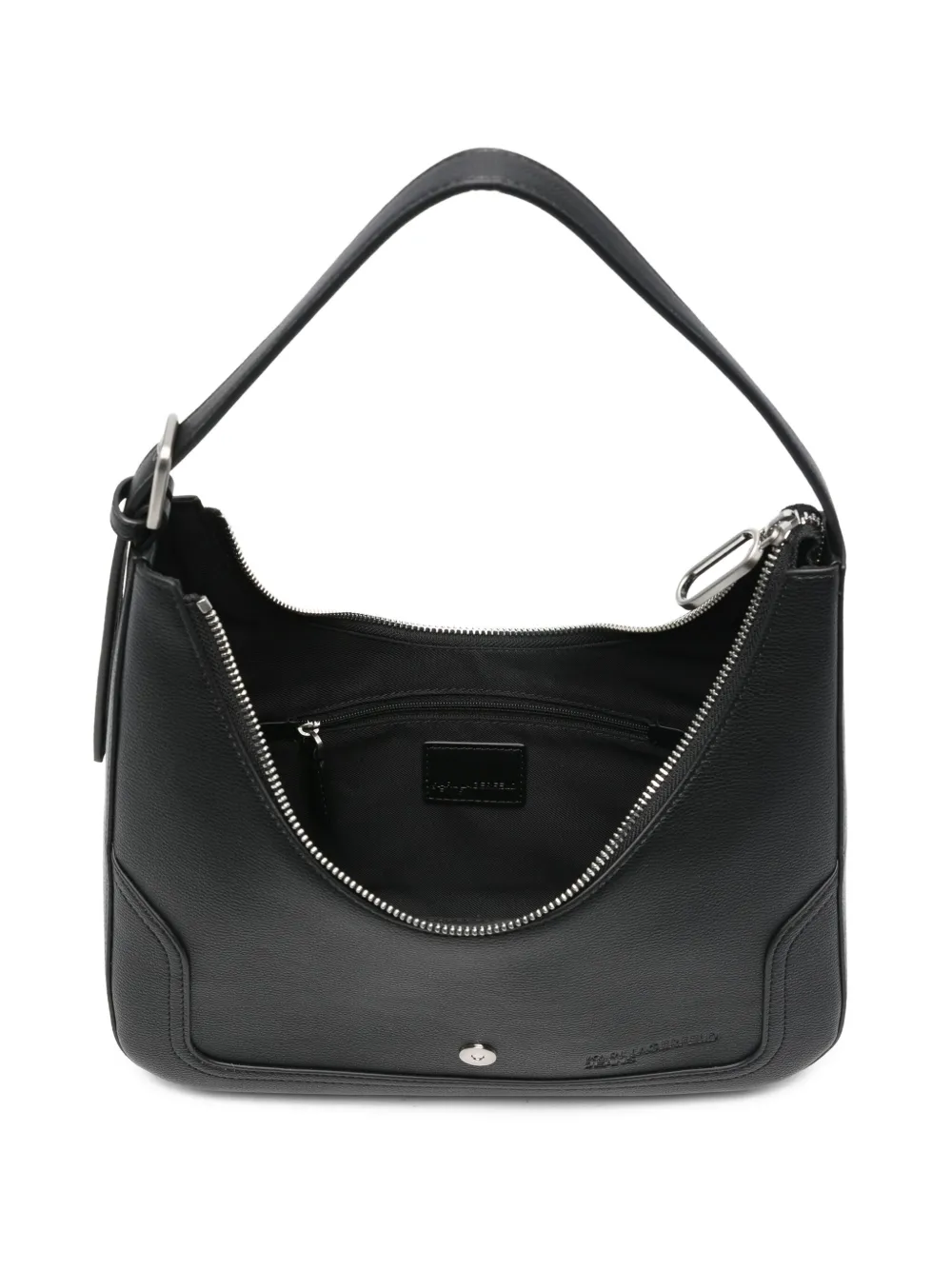 Karl Lagerfeld Jeans Schoudertas met gespdetail Zwart