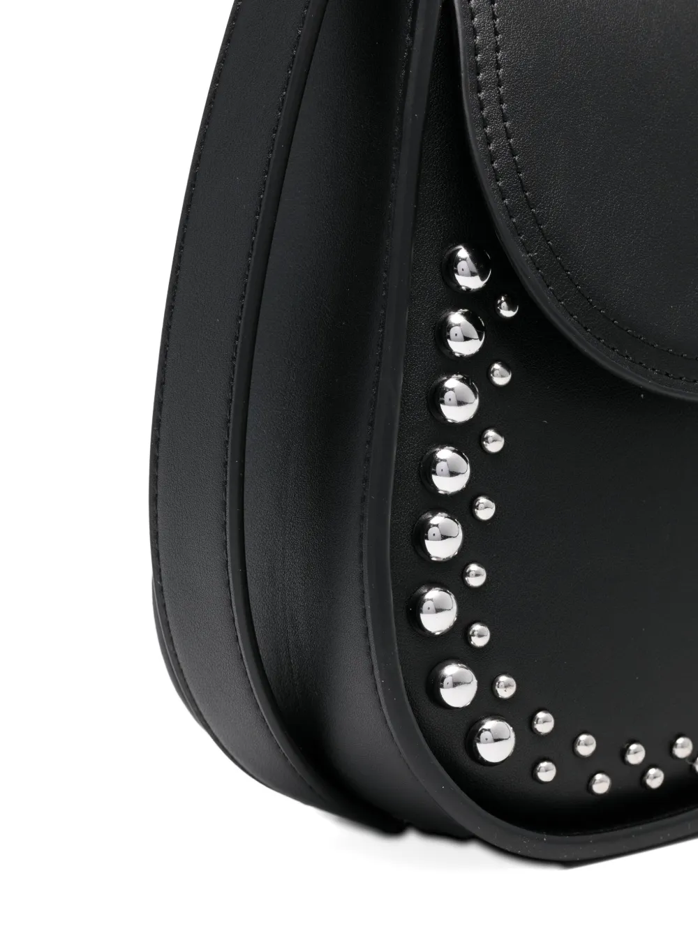 Karl Lagerfeld Jeans Studded Shoulder Bag In Black