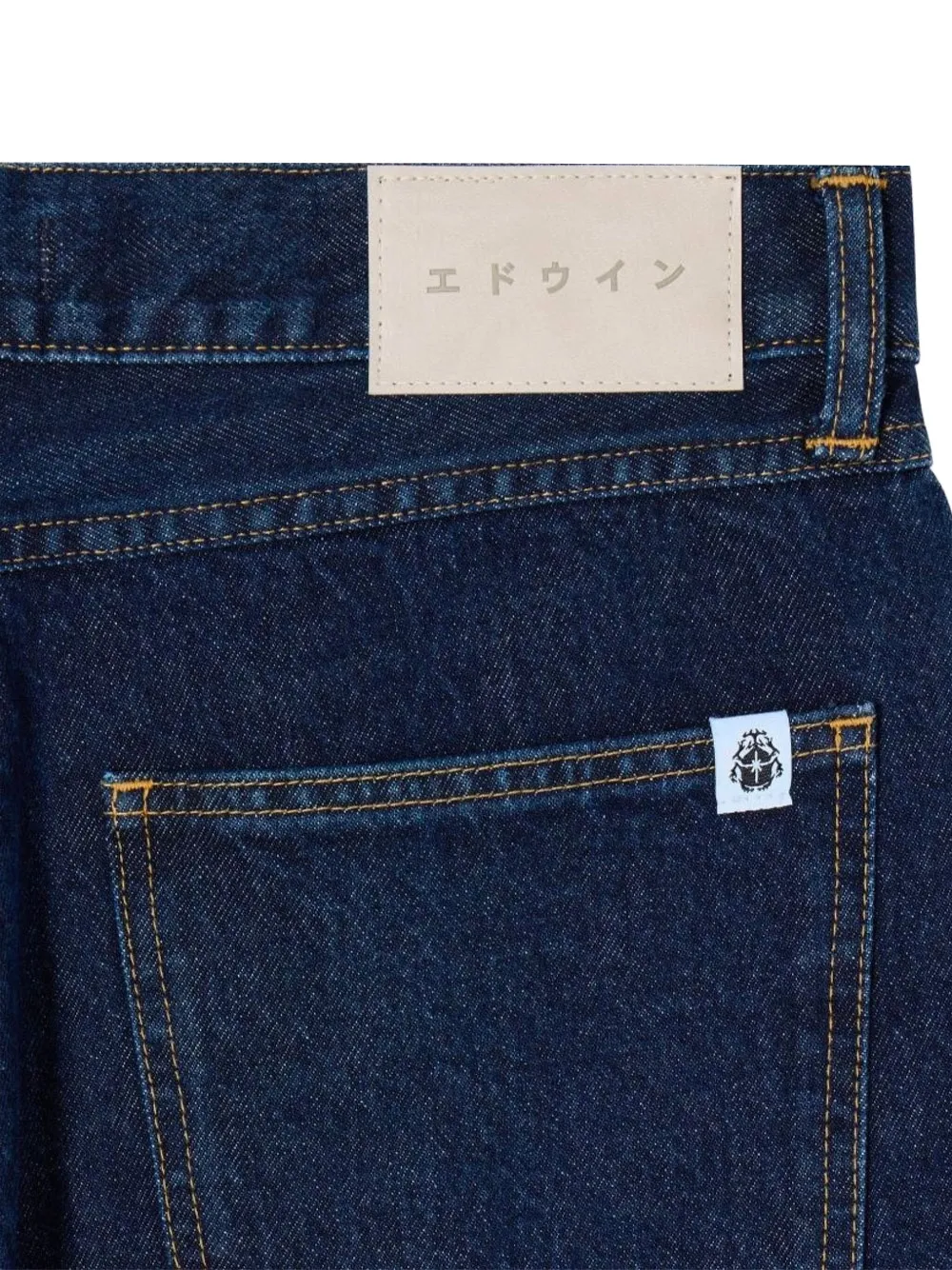 Edwin Straight jeans Blauw
