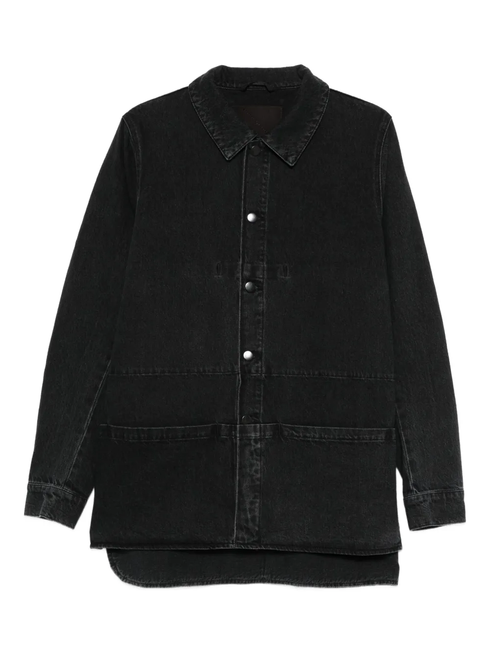 Nomen Nescio buttoned denim jacket | Black | Image 1