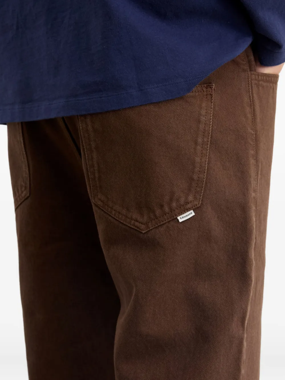 Dean Edmonds Edmmomd Plain Trousers In Brown