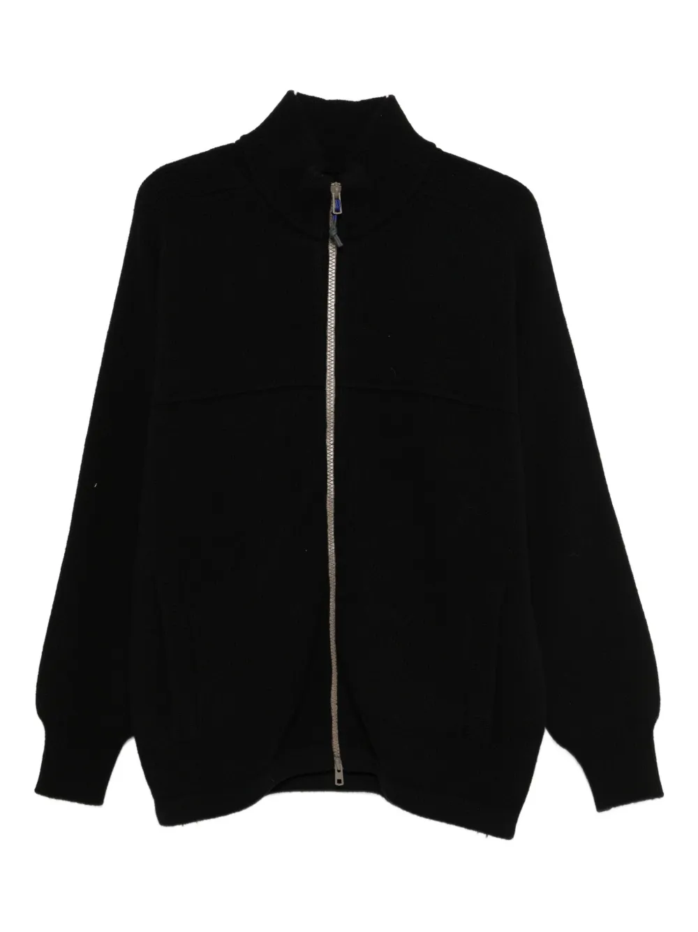 GR10K zip-up cardigan | Black | Image 1