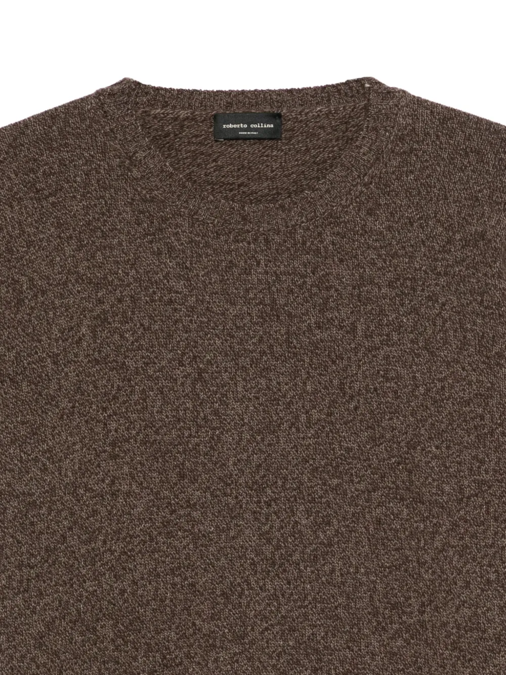 Roberto Collina Trui met ronde hals Bruin