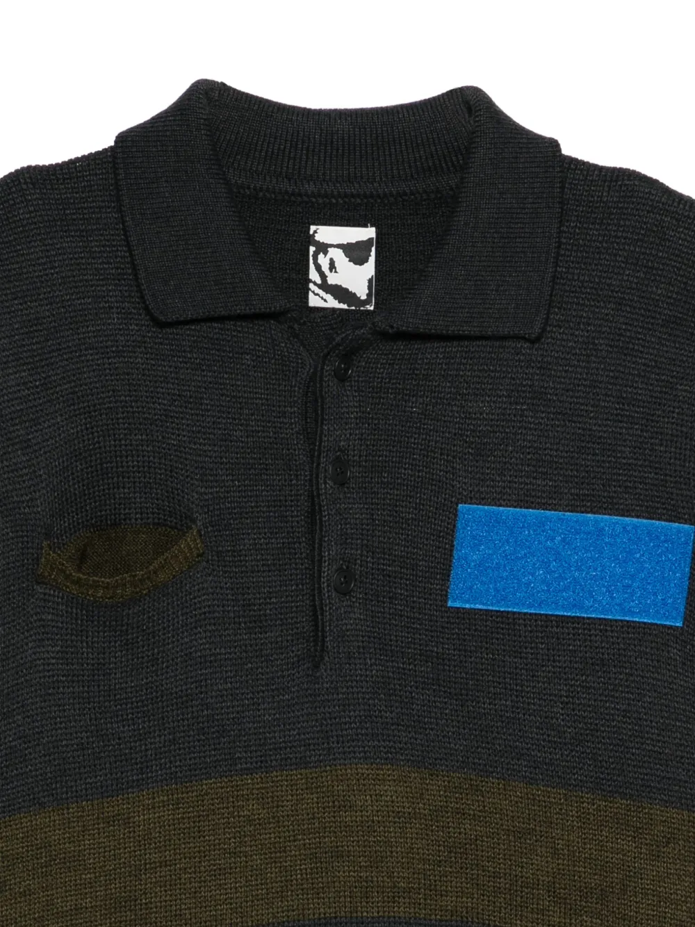 GR10K Poloshirt met borstzak Grijs