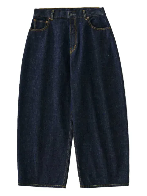 Studio Nicholson jeans con cinco bolsillos en colaboración con  BEAMS Plus