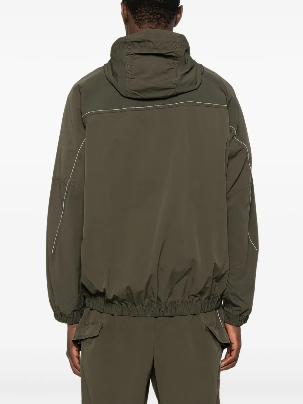 ROA x Wander Garment jack met capuchon Groen