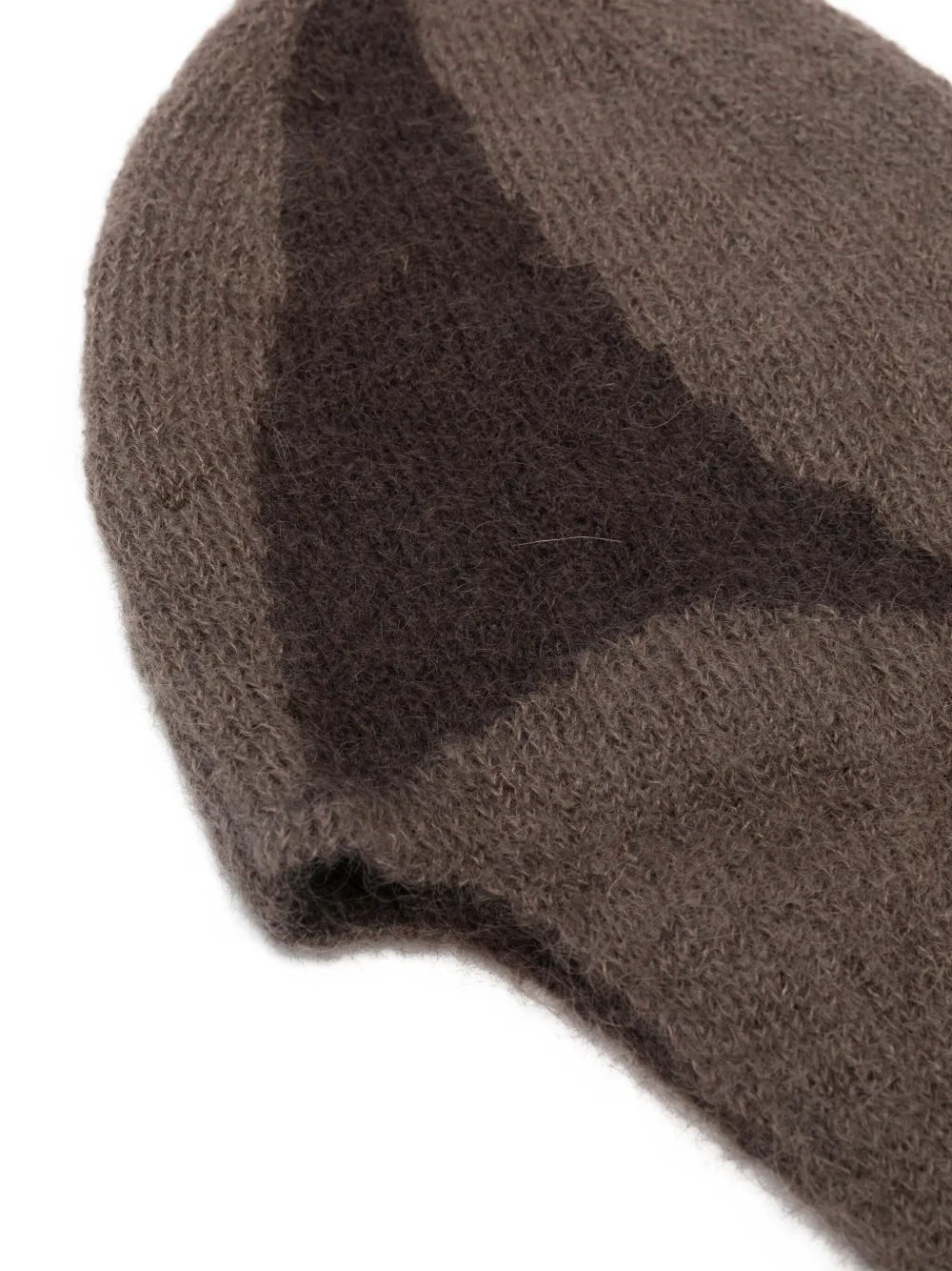 Roa Tie Mohair Beanie In Brown